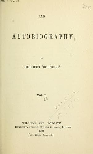 Tapa de An autobiography
