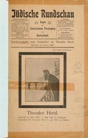 Tapa de Theodor Herzl