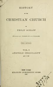 Tapa de History of the Christian church