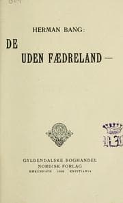Tapa de De uden Fædreland