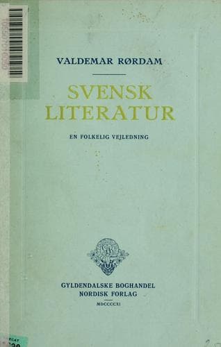 Tapa de Svensk literatur