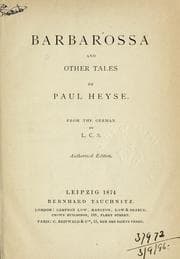 Tapa de Barbarossa and other tales