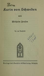 Tapa de Karin von Schweden
