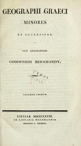 Tapa de Dionysius Periegetes