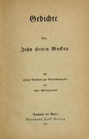 Tapa de Gesammelte Werke