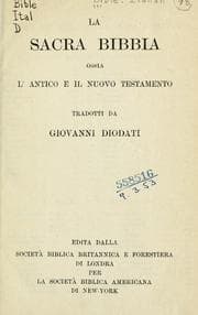Tapa de La Sacra Bibbia