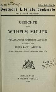 Tapa de Gedichte