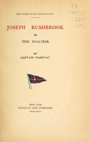 Tapa de Joseph Rushbrook