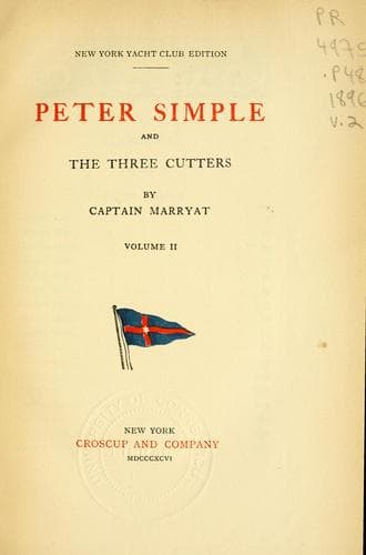 Tapa de Peter Simple and the three cutters