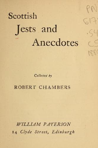 Tapa de Scottish jests and anecdotes