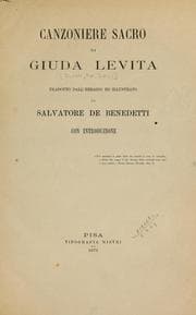 Tapa de Canzoniere sacro