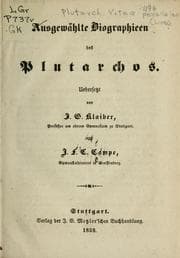Tapa de Ausgewählte Biographieen