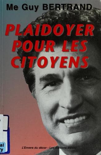 Tapa de Plaidoyer pour les citoyens