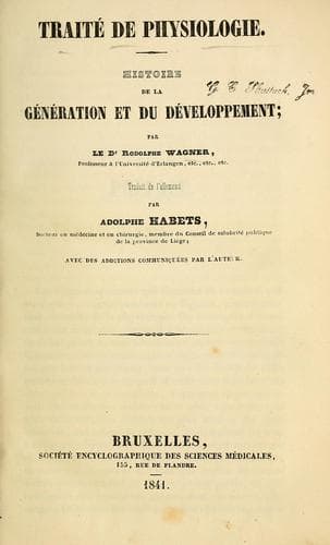 Tapa de Traité de physiologie