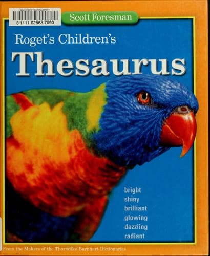 Tapa de Roget's children's thesaurus