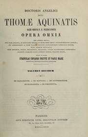Tapa de Doctoris angelici divi Thomae Aquinatis ... opera omnia