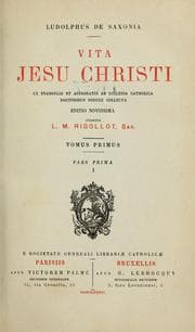 Tapa de Vita Jesu Christi ex Evangelio et approbatis ab Ecclesia Catholica doctoribus sedule collecta