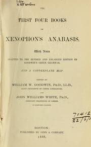 Tapa de The first four books of Xenophon's Anabasis