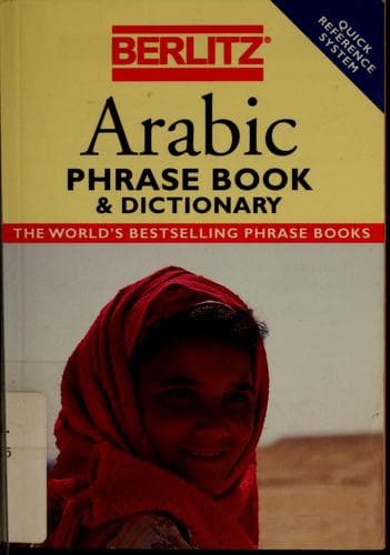 Tapa de Berlitz Arabic phrase book & dictionary