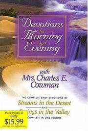Tapa de Devotions for Morning and Evening with Mrs. Charles E. Cowman
