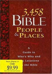 Tapa de 3,458 Bible People and Places