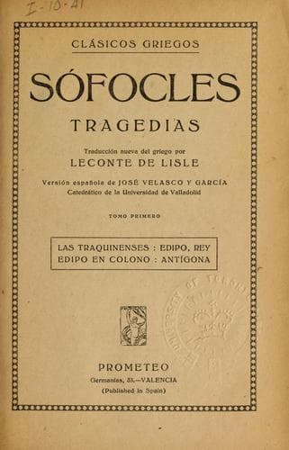 Tapa de Tragedias