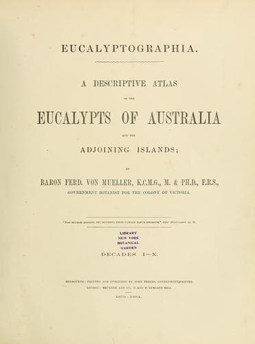 Tapa de Eucalyptographia