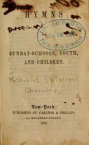 Tapa de Hymns for Sunday-schools, youth, and children