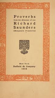 Tapa de Proverbs from the almanac of one Richard Saunders