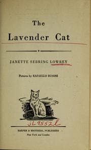Tapa de The lavender cat