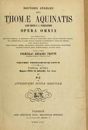 Tapa de Doctoris angelici divi Thomae Aquinatis ... opera omnia