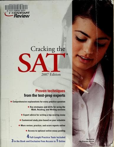 Tapa de Cracking the SAT