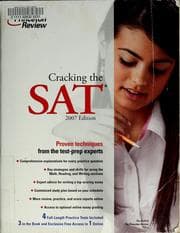 Tapa de Cracking the SAT