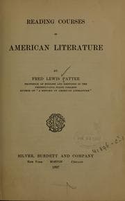 Tapa de Reading courses in American literature