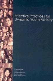 Tapa de Effective practices for dynamic youth ministry