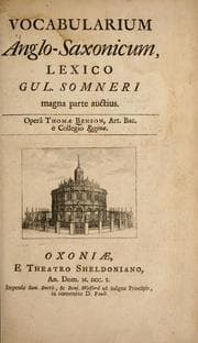 Tapa de Vocabularium anglo-saxonicum