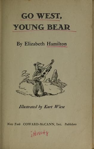 Tapa de Go West, young bear