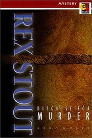 Tapa de Disguise for Murder (Nero Wolfe Mysteries (Audio))