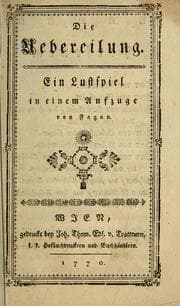 Tapa de Die Uebereilung