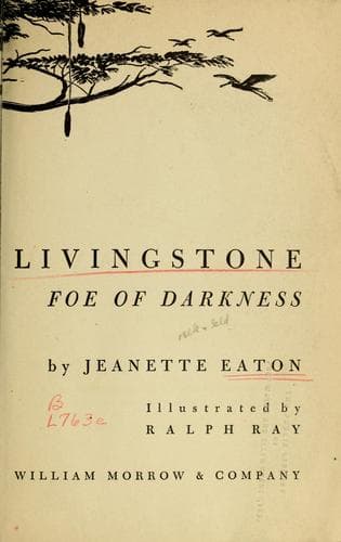 Tapa de David Livingstone