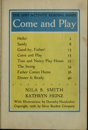 Tapa de Come and play