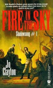 Tapa de Fire in the Sky (Shadowsong Trilogy, No 1)