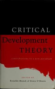 Tapa de Critical development theory
