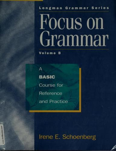 Tapa de Focus on grammar