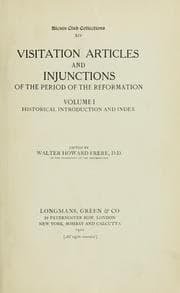 Tapa de Visitation articles and injunctions of the period of the Reformation