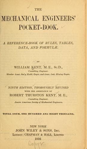 Tapa de The mechanical engineer's pocket-book