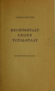 Tapa de Rechtsstaat gegen Totalstaat
