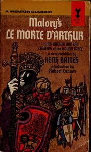 Tapa de Malory's Le Morte D'Arthur