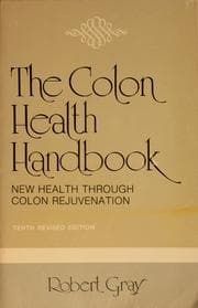 Tapa de The colon health handbook