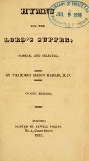 Tapa de Hymns for the Lord's supper, original and selected